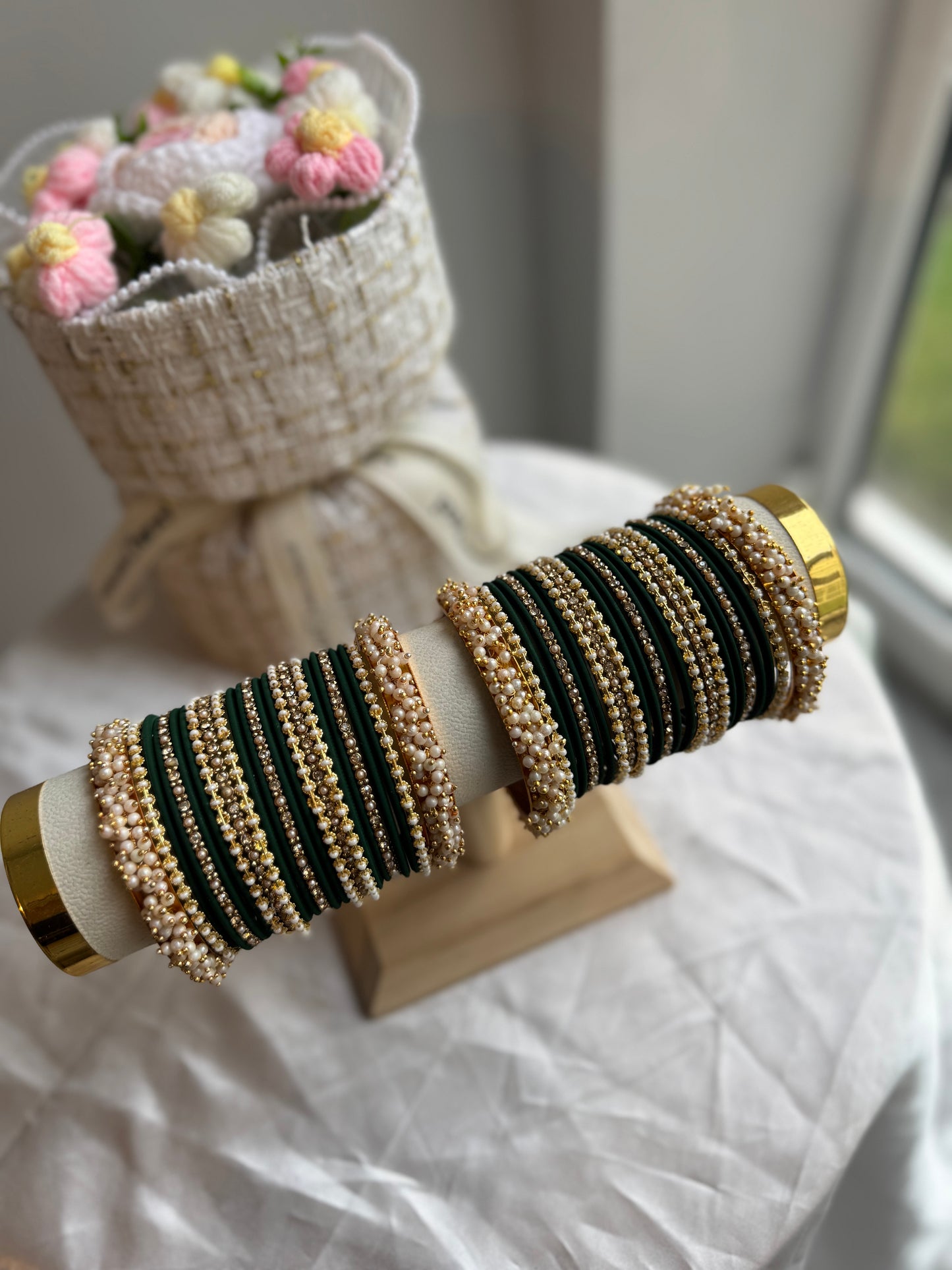 Bottle Green Luxury Bangles