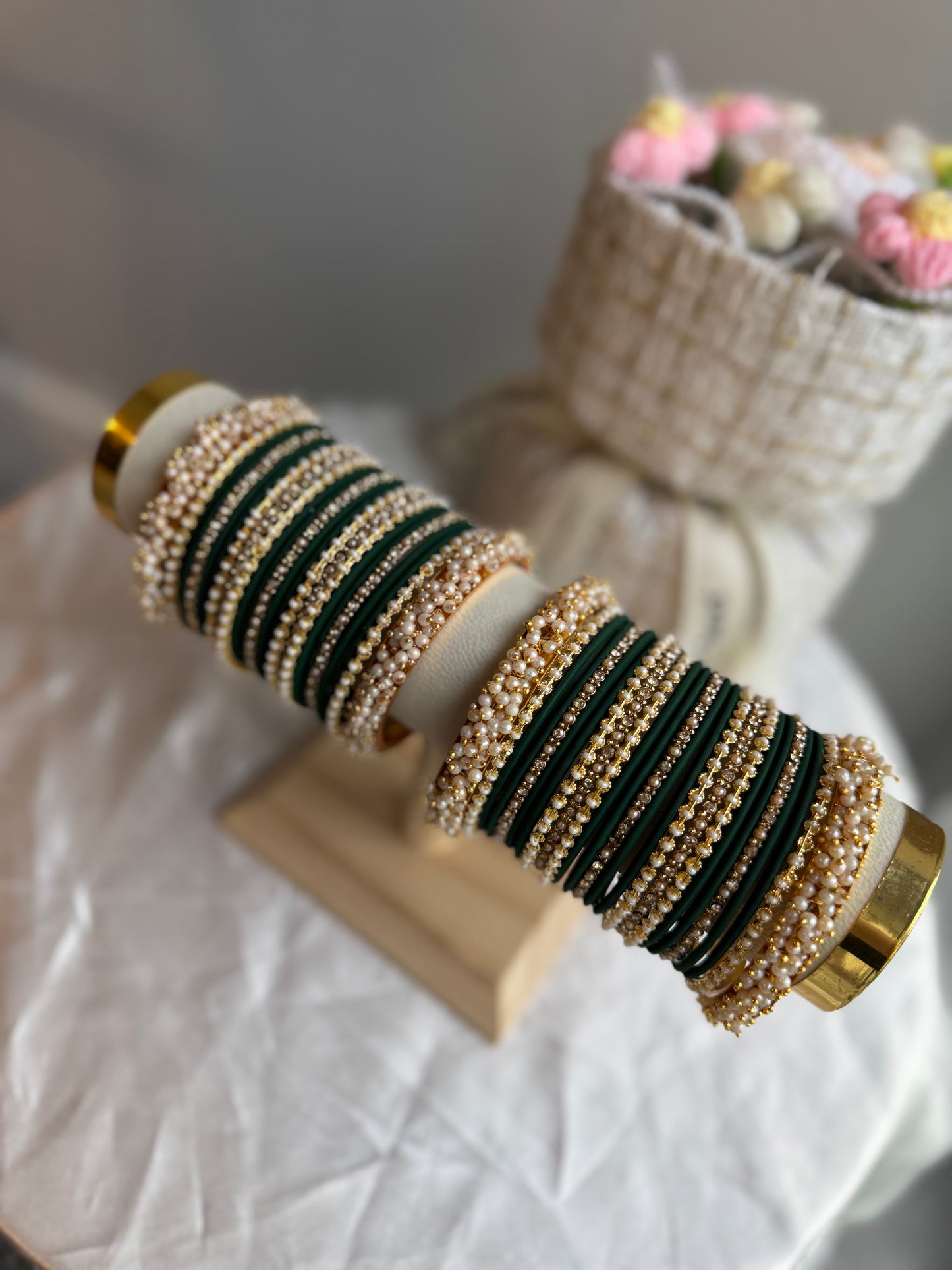 Bottle Green Luxury Bangles
