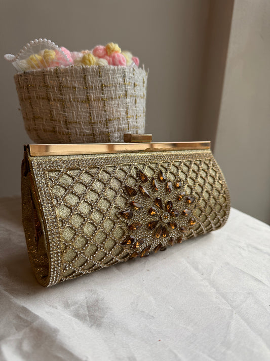 Gold Clutch Bag - Design 2