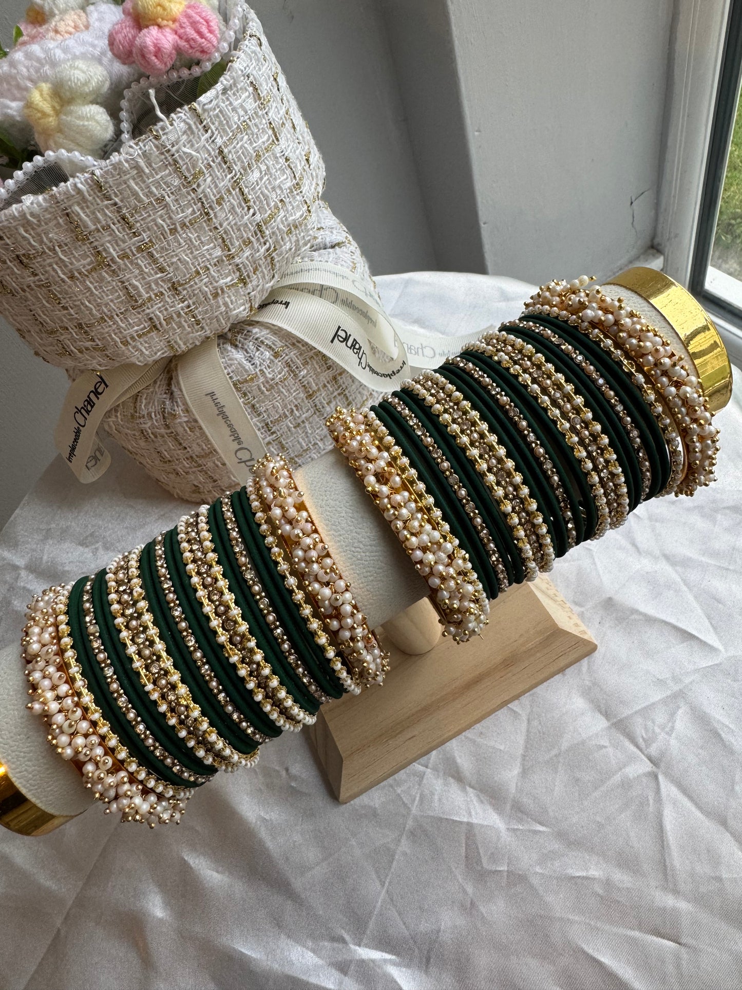 Bottle Green Luxury Bangles