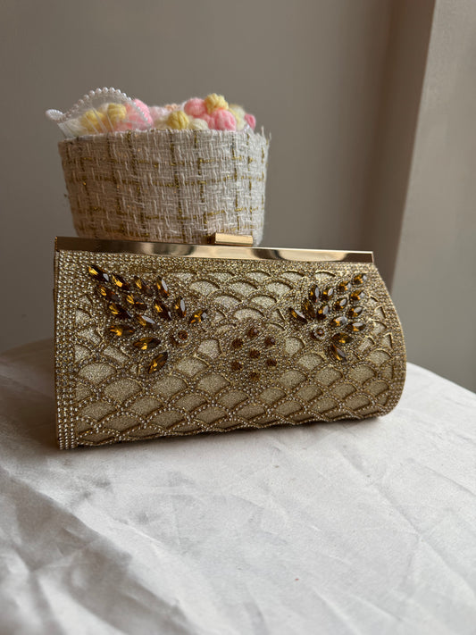 Gold Clutch Bag - Design 3