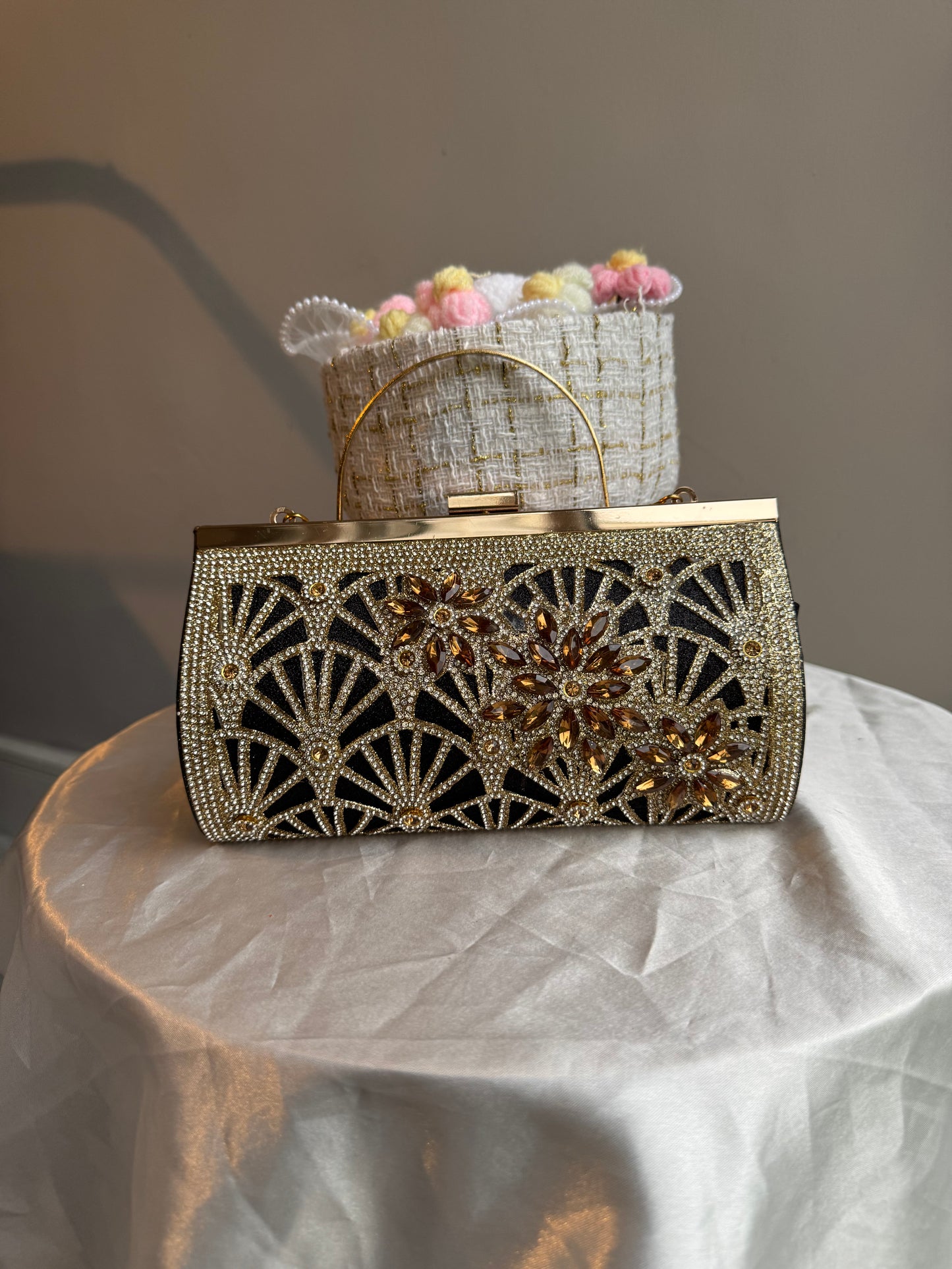 Black And Gold Clutch Bag