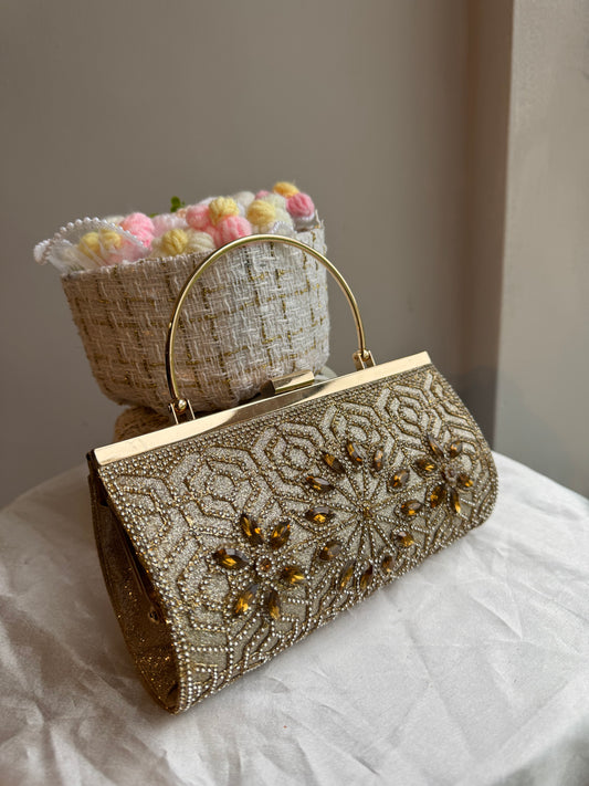 Gold Clutch Bag - Design 1