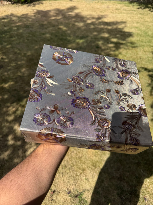 4 Roll Bangle Box Set - Purple